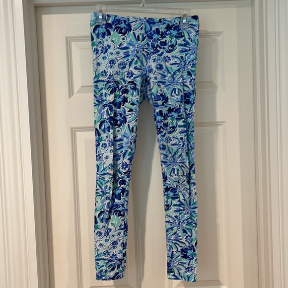 Vineyard Vines Other - Girls Lilly Pulitzer Blue/Aqua Leggings XL 12-14